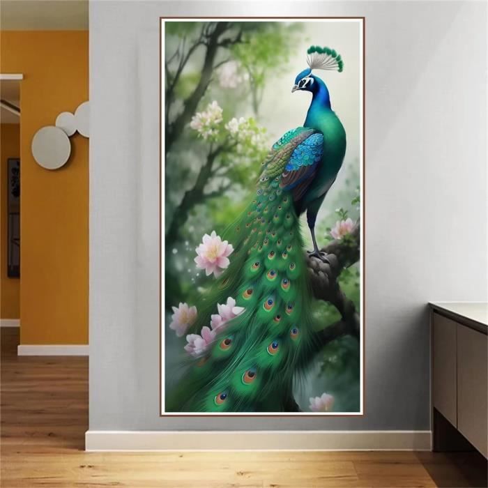 5D Diamond Painting Paysage Forêt,Adultes/Enfants DIY Peinture Diamant Kit Complet, Strass Cristal Broderie Point De Croix canevas Convient aux décoration Murale à la Maison Square Drill 40x50cm
