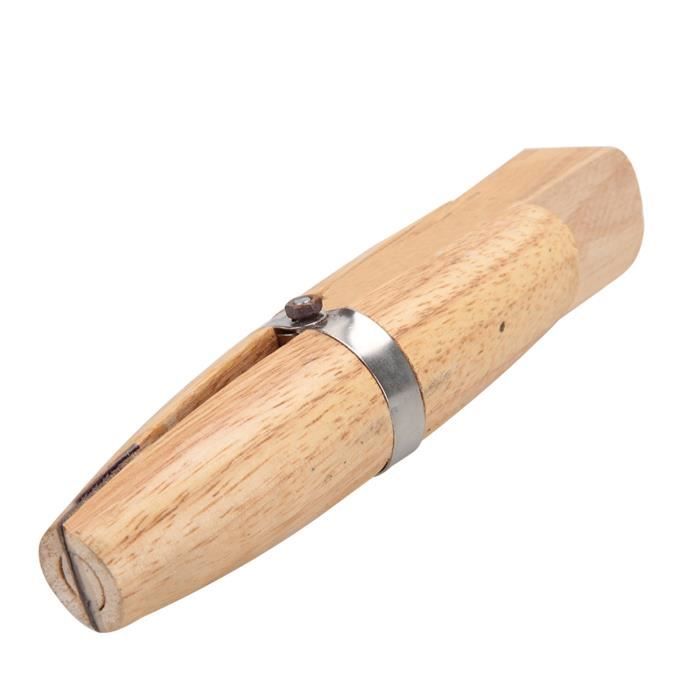 Pince à Anneau En Bois Pour Bijouterie - Outil Professionnel, Maintien Bagues, Côté Rond Et Plat - 13