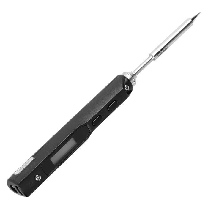 Fer à Souder Miniature TS100 65W - Température Réglable 100-400°C, Alimentation 12-24V - Idéal électronique