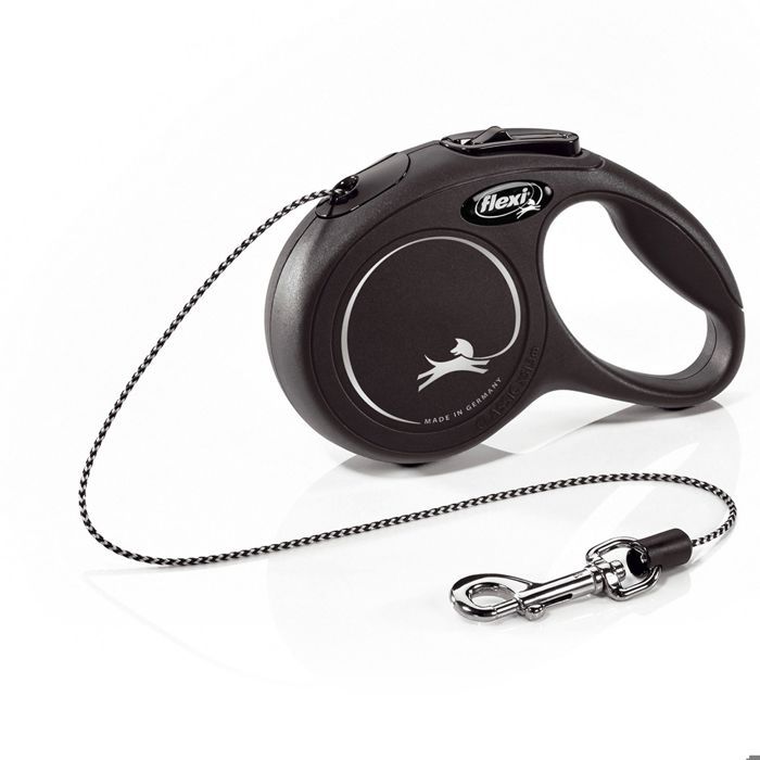 Laisse New Classic XS Cord 3 m black Flexi CL00C3-251-S-20