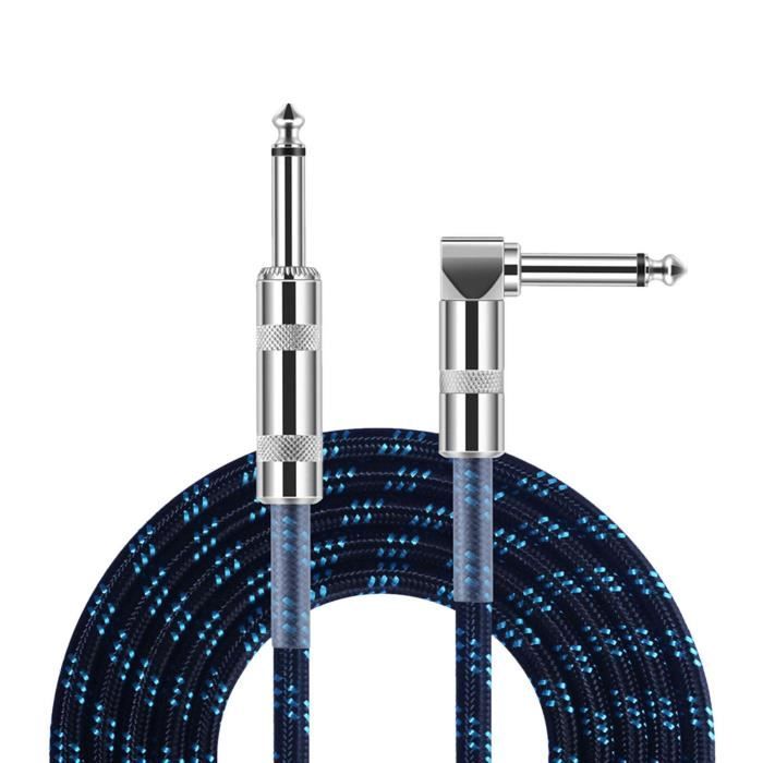 Optimisez Votre Son avec le Câble de Guitare de 635 mm : Réduction de Bruit et Qualité Supérieure