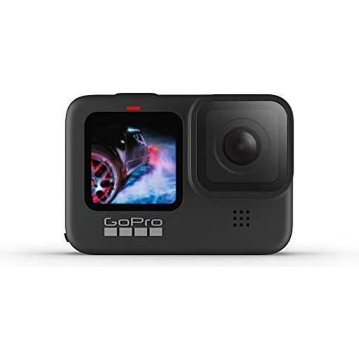 Caméra de poche GoPro Hero 9 Black - 5K - Stabilisateur HyperSmooth 3.0 - Étanche jusqu'à 10m