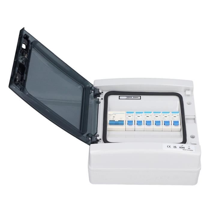 DEWIN Boîte de Combinaison Solaire PV 2 en 1 sur 2 Chaînes Boîte de