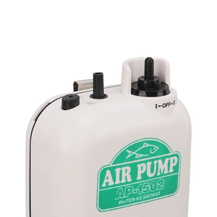 Comparer les prix de pompe à air à oxygène Pompe à air d'aquarium avec tube de pierre silencieux alimenté par batterie aérateur de la pêche-HUA