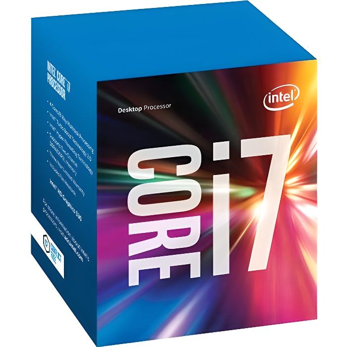 Intel Core i7 i7 6700 Quad core 4 Core 3.40 GHz Processor Socket H4 LGA 1151 - vue 4