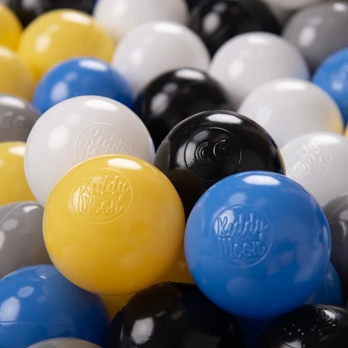 Boules colorées en plastique pour piscine KiddyMoon - Fabriquées en UE - Mixte - À partir de 9 mois