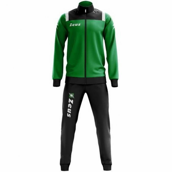 Jogging Grande Taille Homme - Zeus - Vert et Noir - Respirant - Coupe Regular - Multisport Jogging Grande Taille Homme - Zeus - Vert et Noir - Respirant - Coupe Regular - Multisport