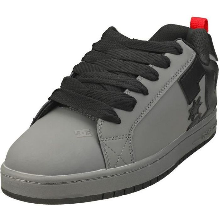 Baskets DC Shoes COURT GRAFFIK Homme gris Noir Achat / Vente