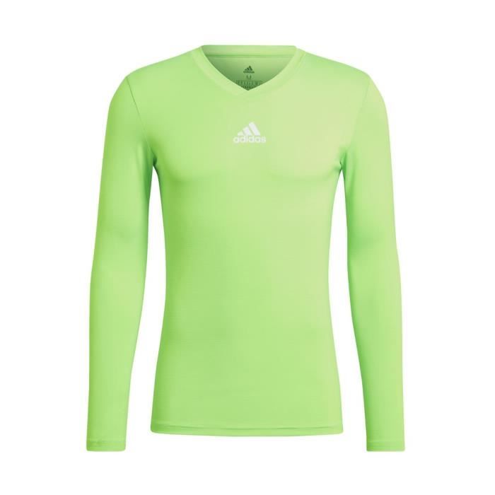T-Shirt ADIDAS Team Base Vert - Homme/Adulte - 100% coton - Manches ...