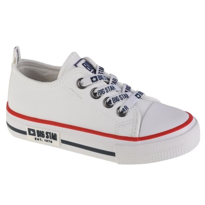 BIG STAR Baskets - BIG STAR - J KK374042 - Blanc - Lacets - Tige synthétique