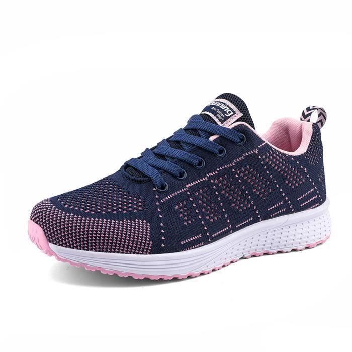 Baskets d'?�t?� respirantes grande taille pour femmes Bleu - Cdiscount Chaussures