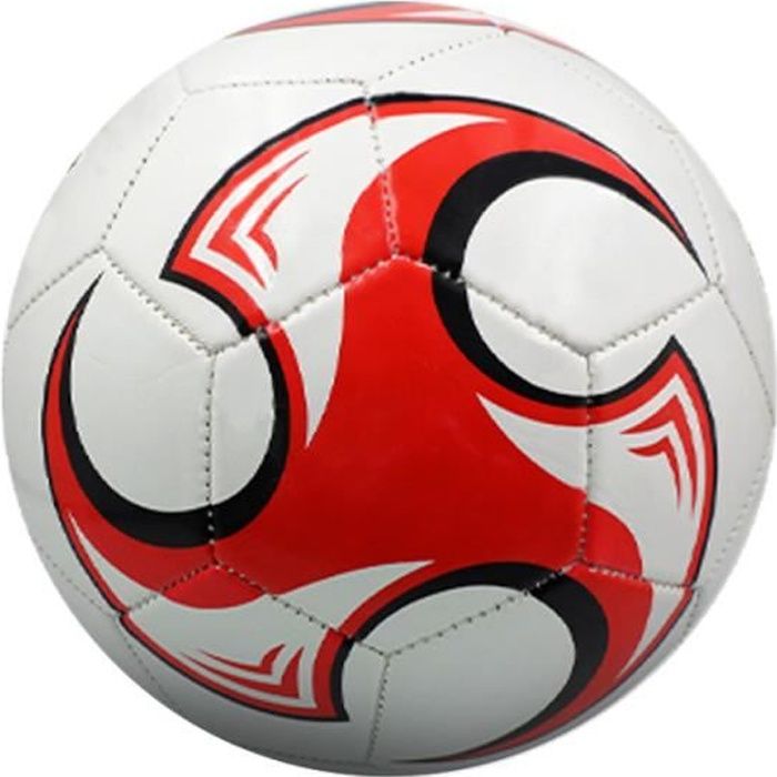Photo de stock Football de ballon rouge et noir 58424914