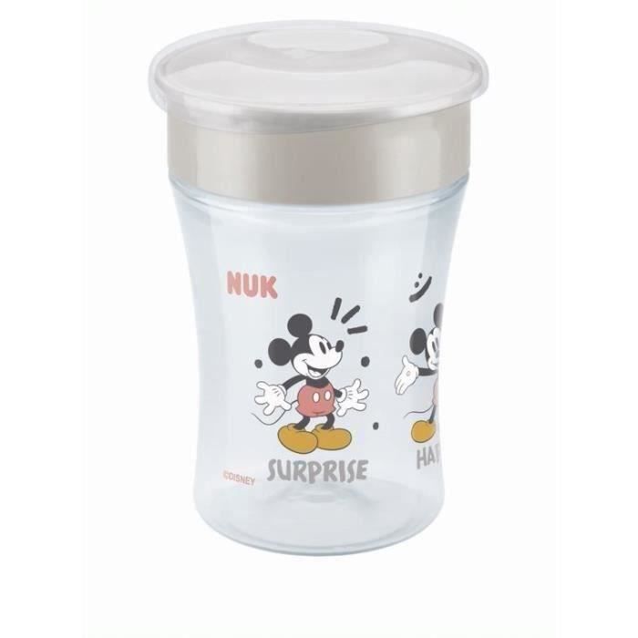 8 oz Anti-Fuite bébé Eau Potable Formateur Tasse Magique poignées humanisées Couleur vive Enfants Accessoire-Rose WE-WHLL 360 degrés Verrouillage Automatique 240 ML 