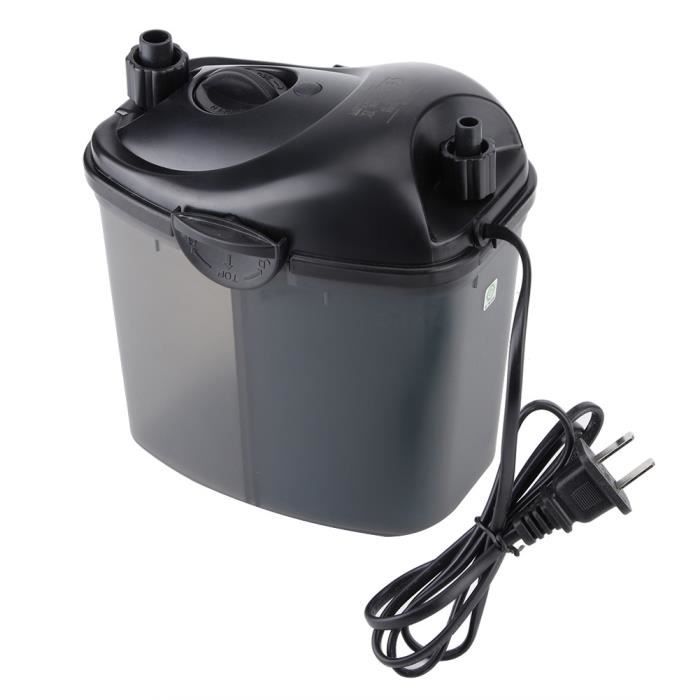 Meilleurs prix pour OMABETA Filtre externe d'aquarium Filtre externe ABS avec support, avec anneau en céramique de coton biochimique, jardin pompe