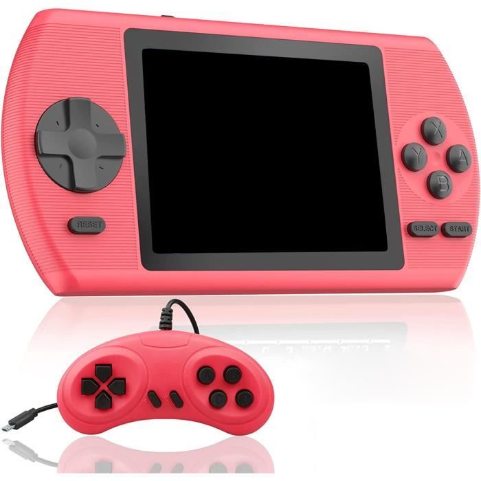 Console de jeu portable 3.5 pouces Console de jeu rétro 500 jeux classiques intégrés système d'exploitation de jeu 64 bits