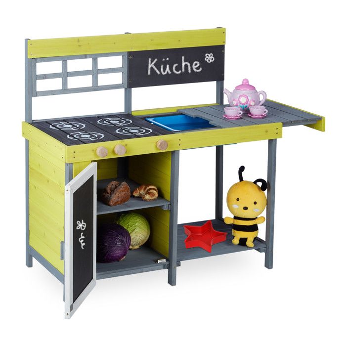 Dinette Enfant 3 Ans Cuisine Bebe 1 An HOMASIS Cuisine Pour Enfant En Bois, Ensemble De Cuisine