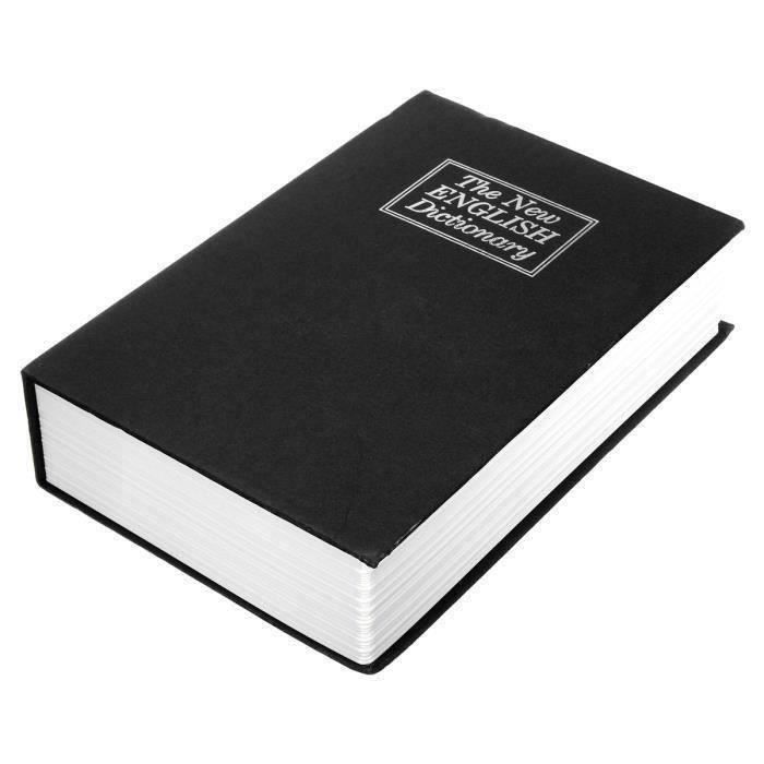 QualitéU Dictionnaire Coffrefort Boîte Cachette Sécurité Antivol + 2