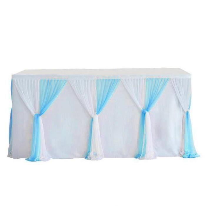 jupe de table mariage