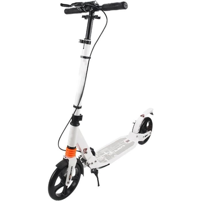 Trottinette Adulte Bibee Pump Noir - Pliante, Grandes Roues, Suspension, Béquille