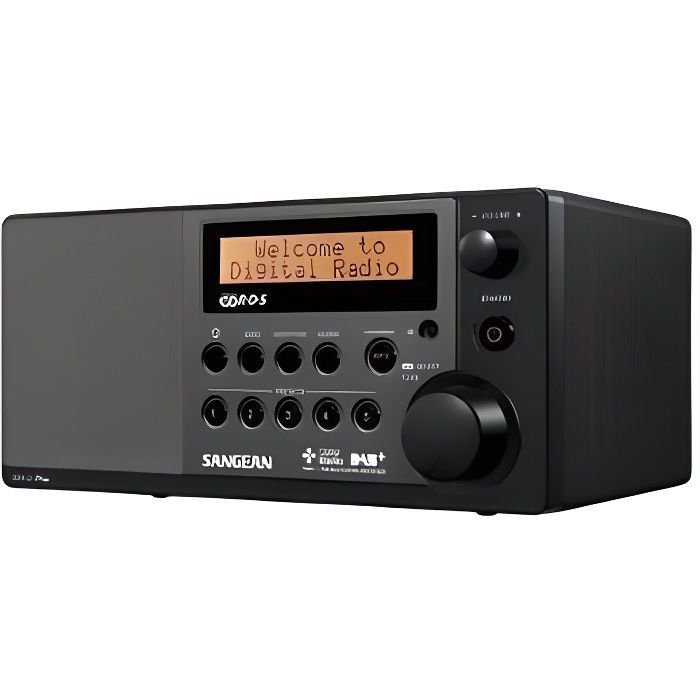Radio-réveil Sangean DDR-31 - DAB+/FM - Noir
