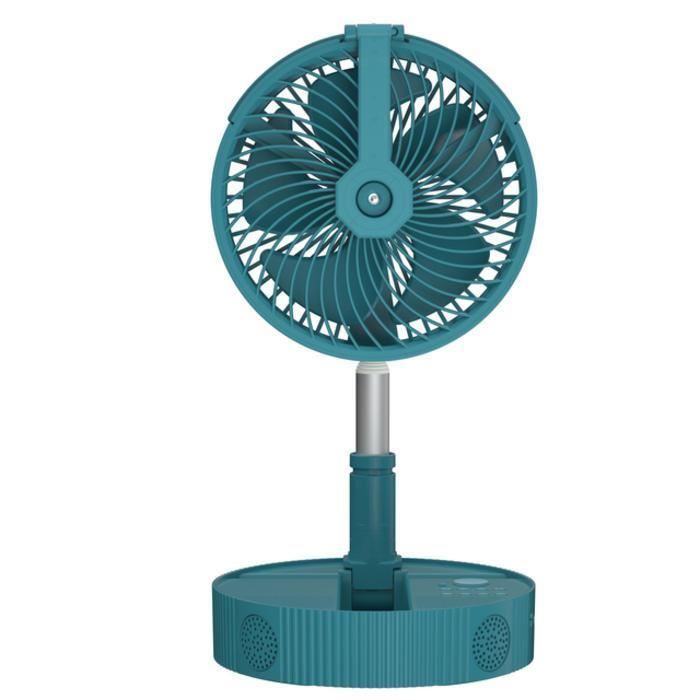 Ventilateur USB EasyAcc Mini - 3 Vitesses, Pivotant 360° - Silencieux Pour Bureau