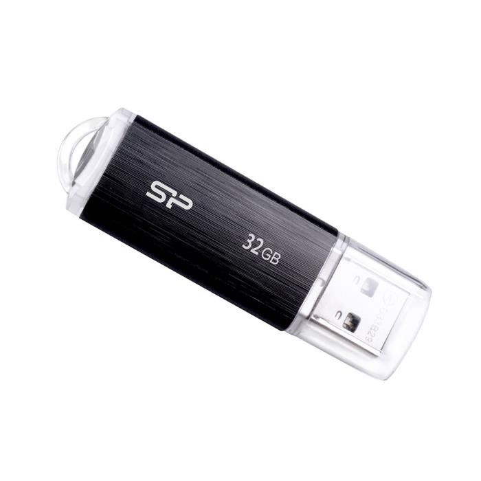 Clé USB 2.0 Ultima U02 - 32 GB - Noir - SILICON POWER