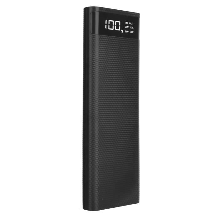 Kit Power Bank Staccabile Con 12 Alloggiamenti Per Batterie 18650 – Ricarica 22.5W In Uscita E 20W In Ingresso, Display E Supporto VOOC/PD/QC (DIY, Batterie Non Incluse)