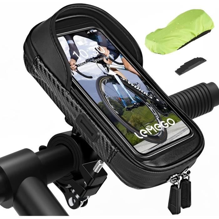 Support Téléphone Vélo Étanche LEMEGO - Rotation 360° - Pour Smartphones 4.7-6.5 Pouces