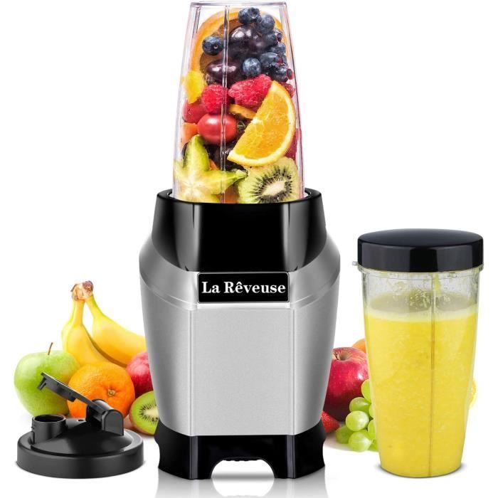 La Rêveuse Mixeur Blender pour faire des sha smoothies 600 watts avec des bouteilles portables