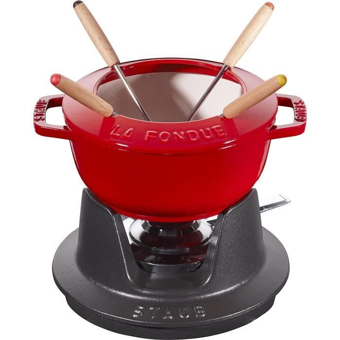 Service a Fondue en Fonte STAUB pour 4 Personnes Cdiscount Electroménager