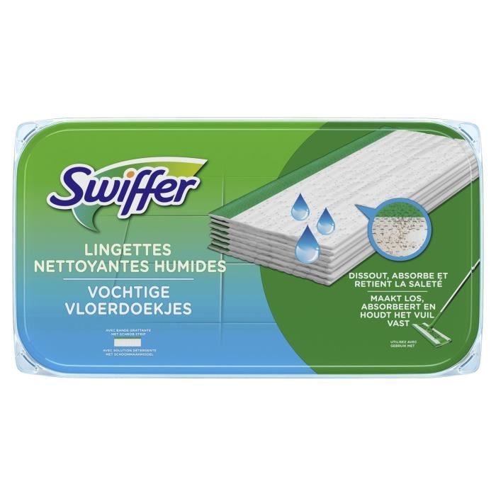 Lingettes pour sol Swiffer Sweeper - Kit de démarrage XXL avec 2 recharges