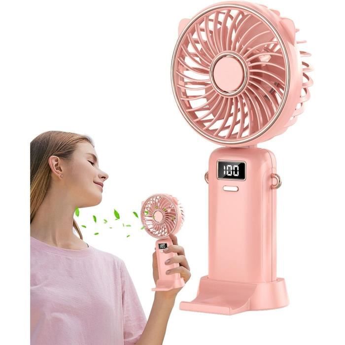 Éventail Pliant Mini Ventilateur De Poche - Pour Cosplay, Danse, événements - Portable Et Décoratif - 2