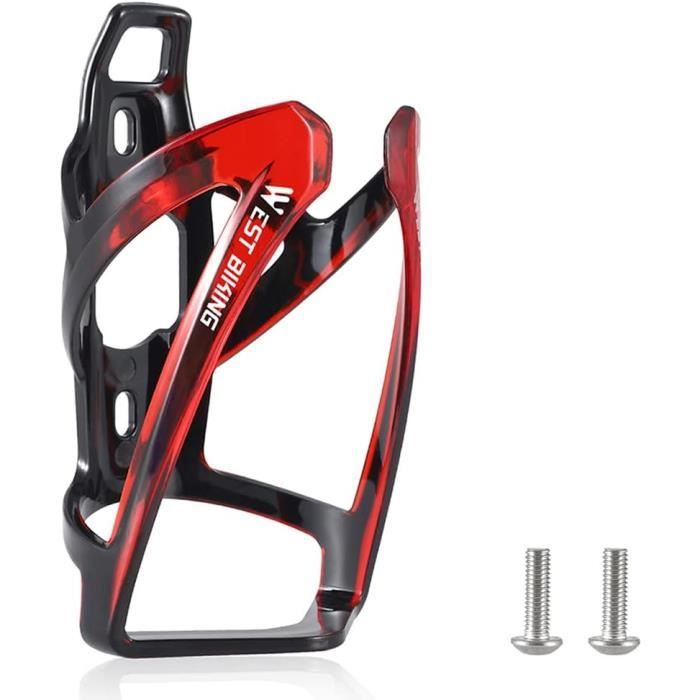 Porte-bidon Vélo Universel En Silicone - Sans Perçage, Fixation Par Serre-câbles - Pour Cadres 22-55 Mm - Léger 48g - Compatible Bouteilles 48-55 Mm