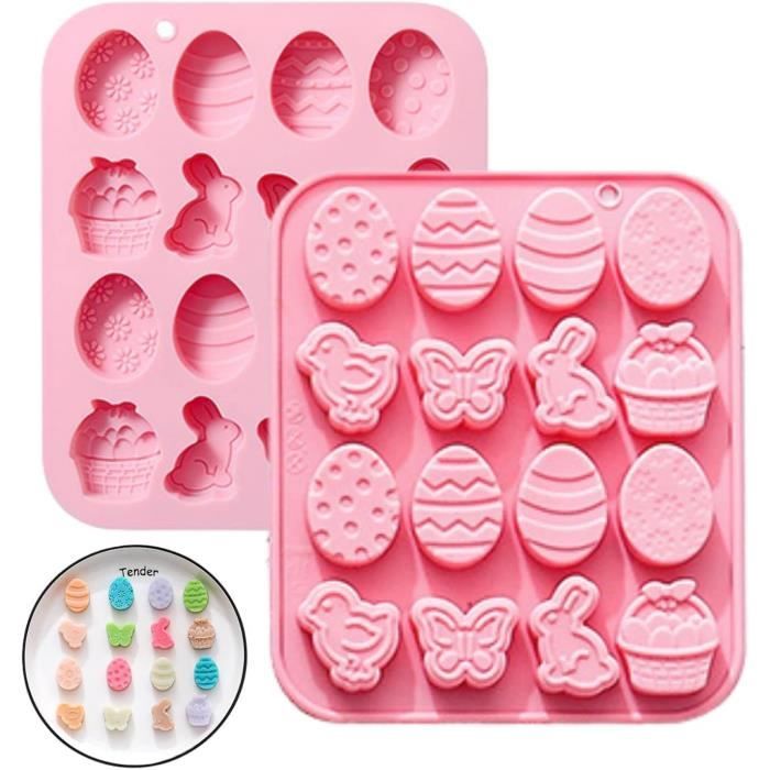 Moules En Silicone,moules De Moulage Pâques,moule De Moulage En Silicone Pour Lapin De Pâques,moule En Silicone Pour œufs De Pâques - Beaux-Arts Et Loisirs Créatifs