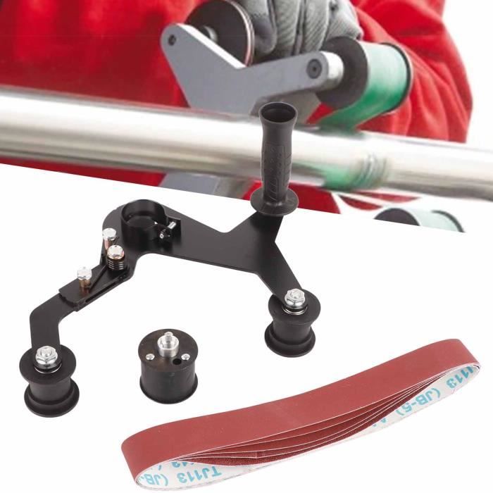 Lime Electrique Ponceuse U00e0 Bande,50mm Largeur Machine De Polissage De Meulage D'Attachement De Ponceuses U00e0 Bande Avec Adaptateur, Machine De Polissage De Meulage(M14 Touret à Meuler