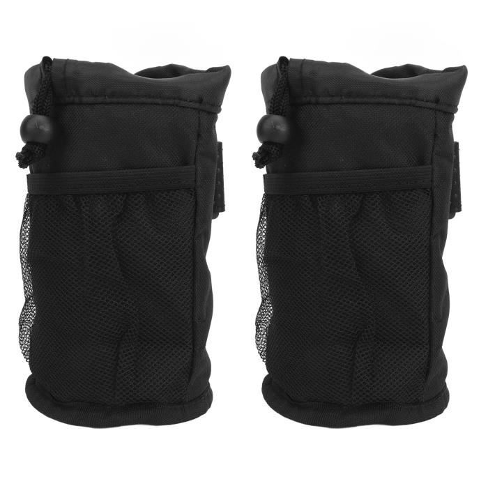 Porte-bouteille Pour UTV 2 Pièces – Tissu Oxford 600D, Sangle Ajustable 1,5-2 Pouces, Poches Filet