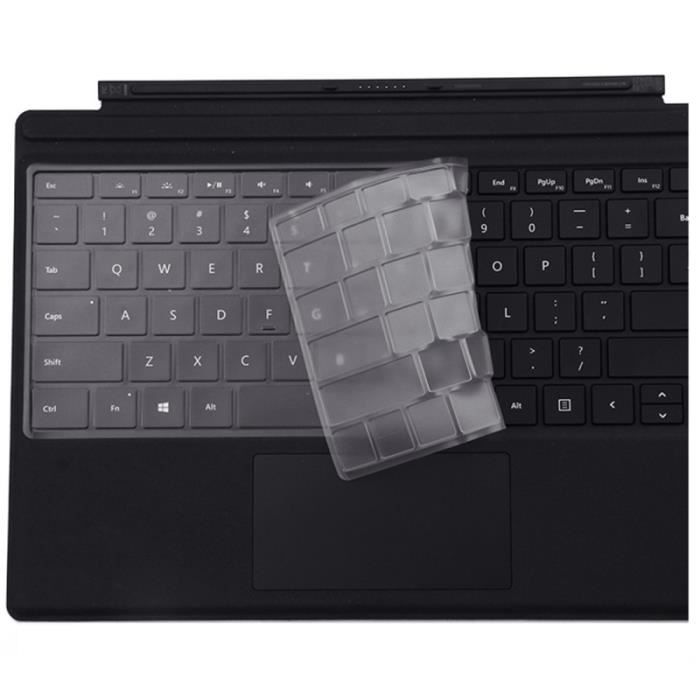 Film protecteur de clavier transparent étanche à la poussière for TPU Tablet for Microsoft Surface Pro 6/5/4 transparent Haute qualité 