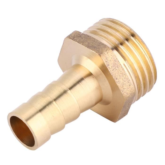 Raccord Cannelé Pour Tuyau Carburant AN6-5/16 – Mâle, En Laiton – Pour Modification Automobile, Réservoir
