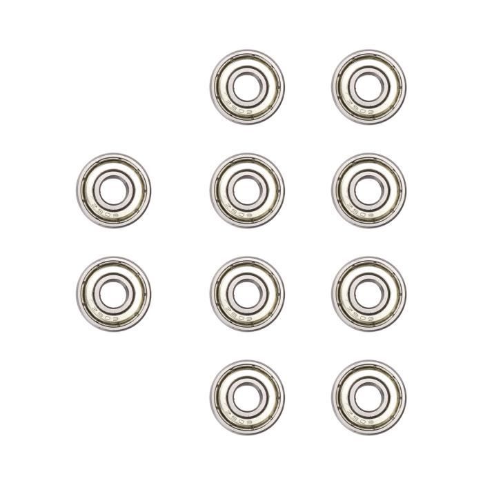 Unxuey Lot De 10 Roulements 626ZZ 6x19x6 Mm - Billes Blindées Acier Pour Skate, Scooter, Moteur