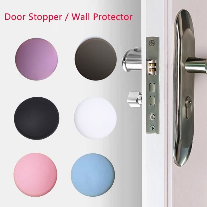 Lot De 4 Protège-poignées De Porte En Mousse – Antichoc, Antistatique – Protection Murs Et Meubles – 13,5 X 3,5 Cm