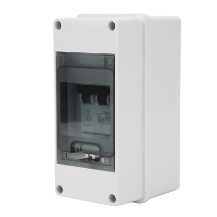 Disjoncteur DC 2P 500V 32A IP65 – Sectionneur Photovoltaïque Avec Câble Et Connecteurs, Pour Panneaux Solaires