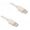 Cable USB 2.0 Hi-Speed, type A mâle / type A mâle, 1m80-1