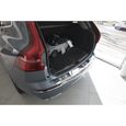 Adapté protection de seuil de coffre pour Volvo XC60 II année 07/2017- [Argent brillant]-1