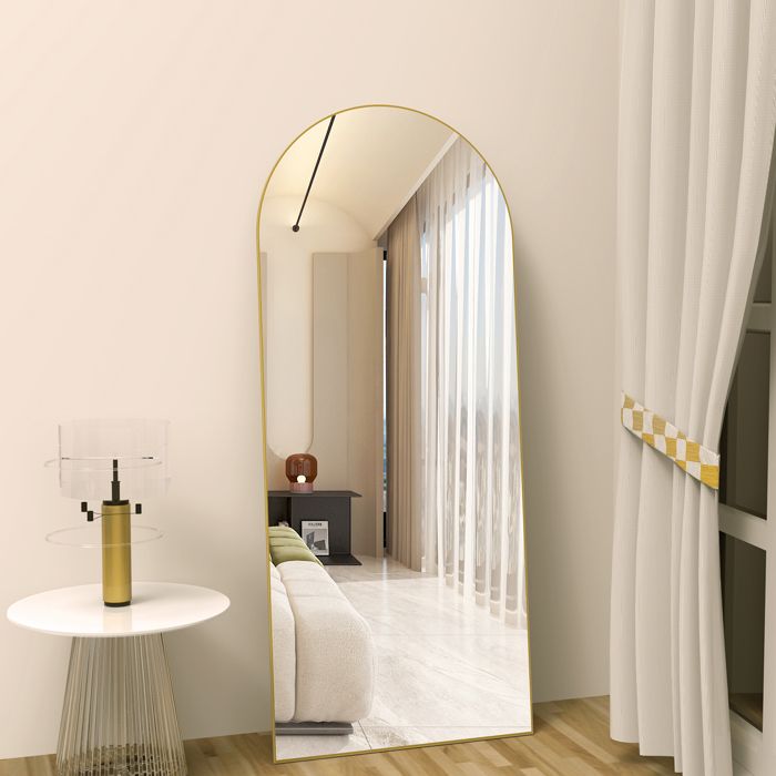 CASSILANDO 165 X 60 Cm Miroir Pleine Longueur, Grand Miroir Au Sol, Cadre En Bois Miroir Sur