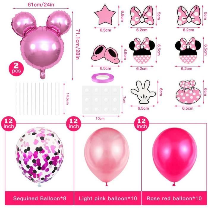 Deco Anniversaire 6 Ans, Ballon Kit Anniversaire Enfants, Ballons De Deco Anniversaire 6 Ans, Ballon Kit Anniversaire Enfants, Ballons De