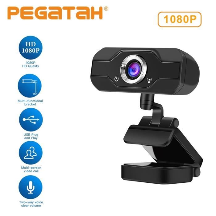 Webcam,Webcam 1080p 60fps web cam 4K web caméra avec microphone caméras web  pour PC caméra usb webcam full hd - Type U2-C-1080P - Cdiscount Informatique