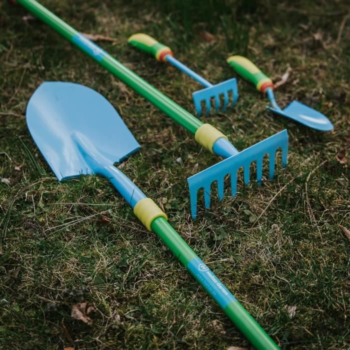3 Ensembles Outils de Jardin Jouets de Jardin pour Enfants Kit de