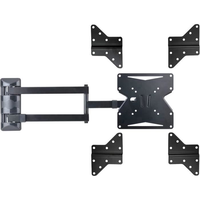 Support Inclinable Drall Support TV Mural Universel - Support inclinable et pivotant ...
