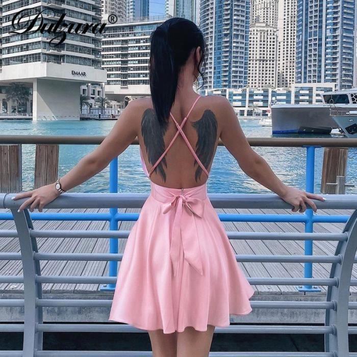 Robe patineuse dos ouvert hot sale