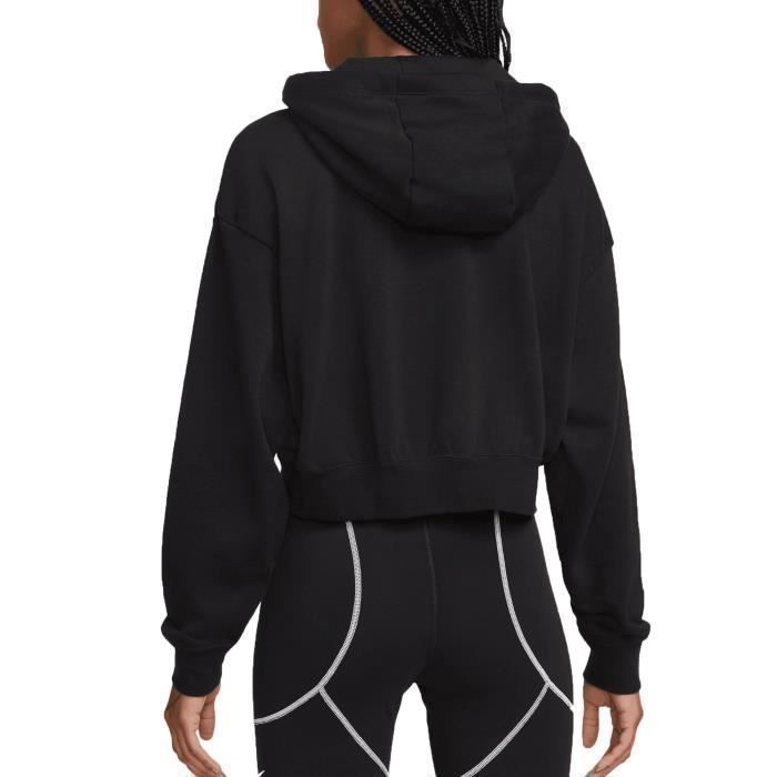 Nike Sweat a Capuche pour Femme Oversized Crop Club Fleece Noir DQ5850 010 Noir Cdiscount Pret a Porter